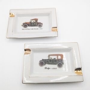 2 Vintage Collectible Car Ashtrays